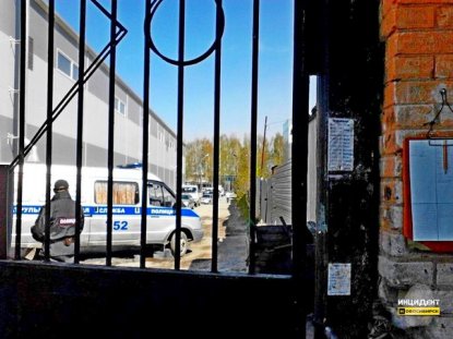 Полиция блокировала территорию бывшего завода «ВИНАП»